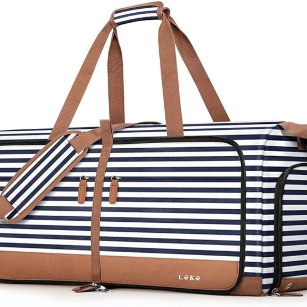 Foldable travel duffel bag 60L